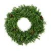 Vickerman Unlit Artificial Christmas Wreath With Pine Cones (01528)