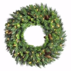 Vickerman Pre-Lit Artificial Christmas Wreath (01537)