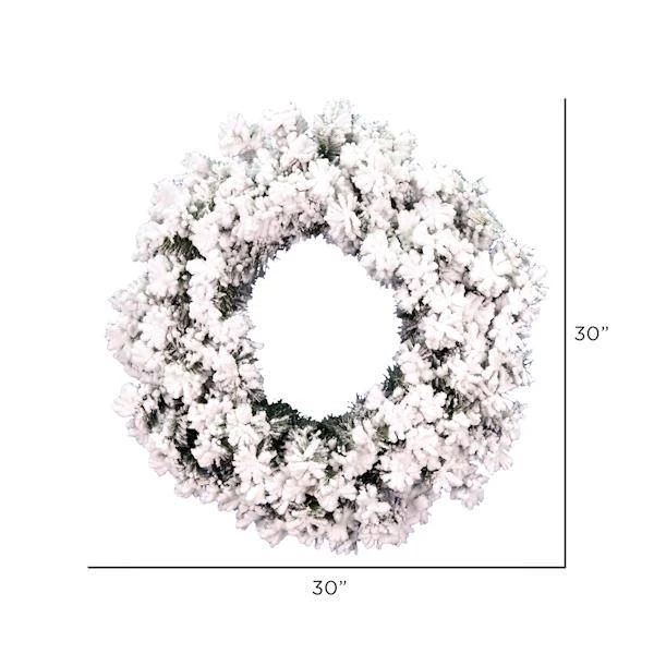 Vickerman Unlit Artificial Christmas Wreath (01603) - Image 3