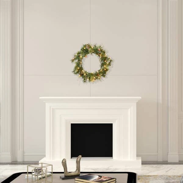 Vickerman Pre-Lit Artificial Christmas Wreath (06342) - Image 5