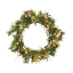 Vickerman Pre-Lit Artificial Christmas Wreath (06342)