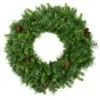 Vickerman Artificial Christmas Wreath With Pine Cones (11676)