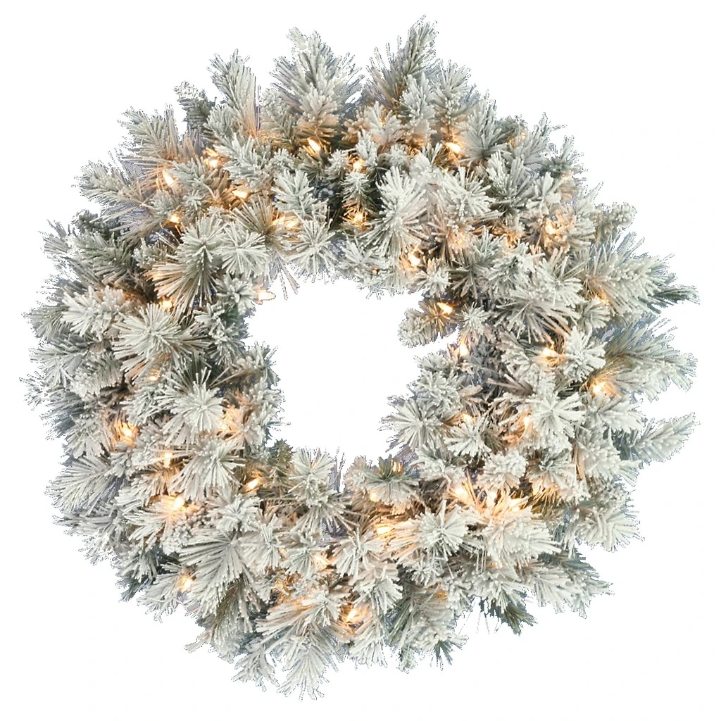 Vickerman Pre-Lit Artificial Christmas Wreath (12008)