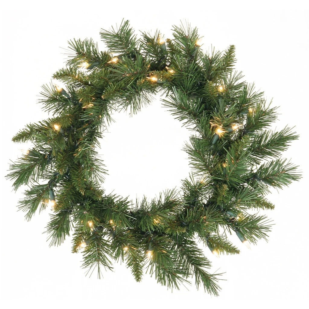 Vickerman Pre-Lit Artificial Christmas Wreath (12195)