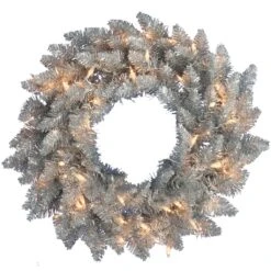 Vickerman Pre-Lit Artificial Christmas Wreath (12342)
