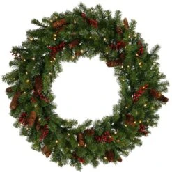 Vickerman Pre-Lit Artificial Christmas Wreath (16770)