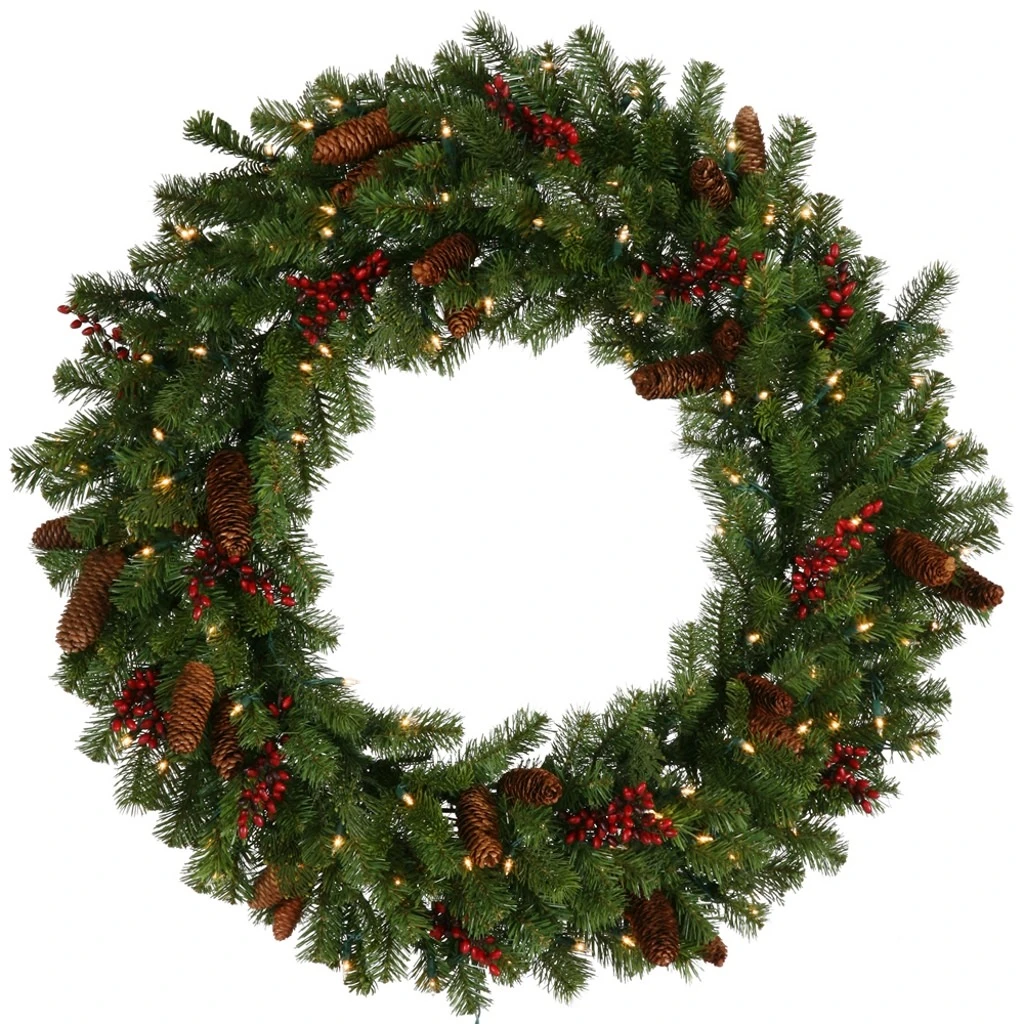 Vickerman Pre-Lit Artificial Christmas Wreath (16770)