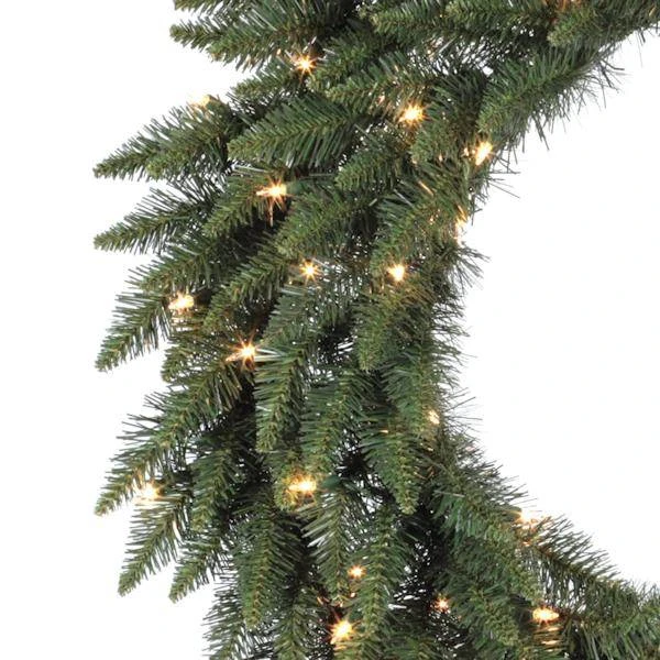 Vickerman Pre-Lit Artificial Christmas Wreath (17285) - Image 3