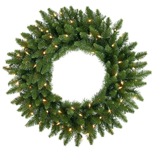 Vickerman Pre-Lit Artificial Christmas Wreath (17285) - Image 2