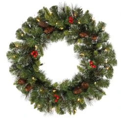 Vickerman Pre-Lit Artificial Christmas Wreath (18785)