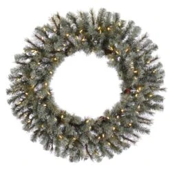Vickerman Pre-Lit Artificial Christmas Wreath (21666)
