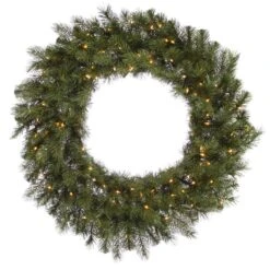 Vickerman Pre-Lit Artificial Christmas Wreath (21860)