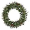 Vickerman Unlit Artificial Christmas Wreath With Pine Cones (22367)