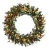 Vickerman Pre-Lit Artificial Christmas Wreath With Pine Cones (22379)