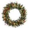 Vickerman Pre-Lit Artificial Christmas Wreath With Pine Cones And Berries (22383)