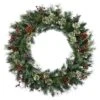 Vickerman Unlit Christmas Wreath With Pine Cones And Berries (22386)