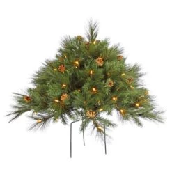 Vickerman Pre-Lit Artificial Christmas Bush (23332)