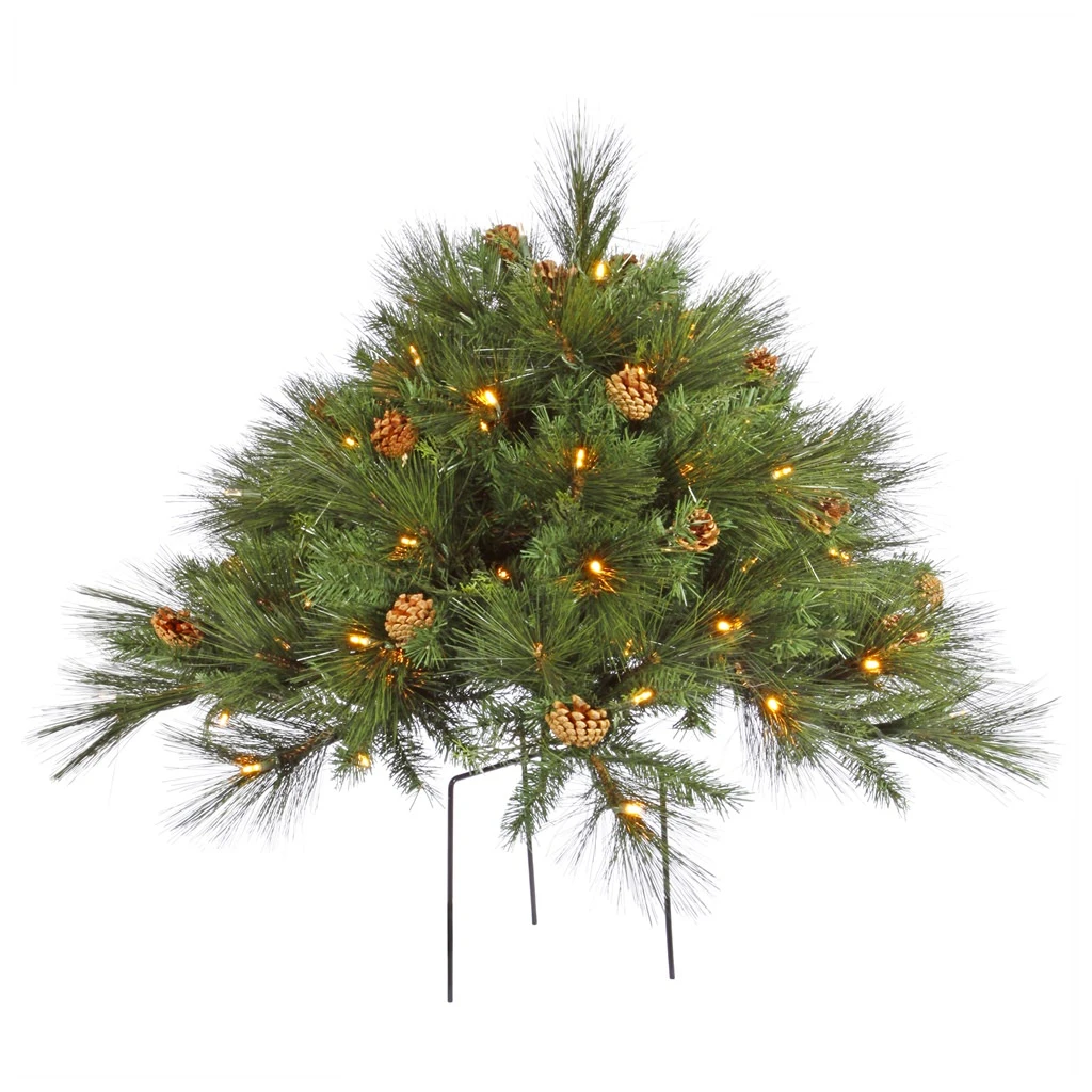 Vickerman Pre-Lit Artificial Christmas Bush (23332)