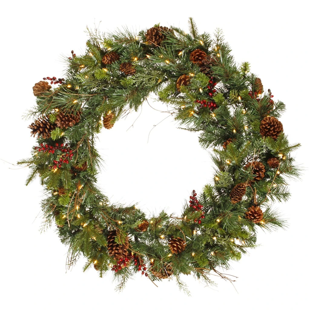 Vickerman Pre-Lit Artificial Christmas Wreath (23359)