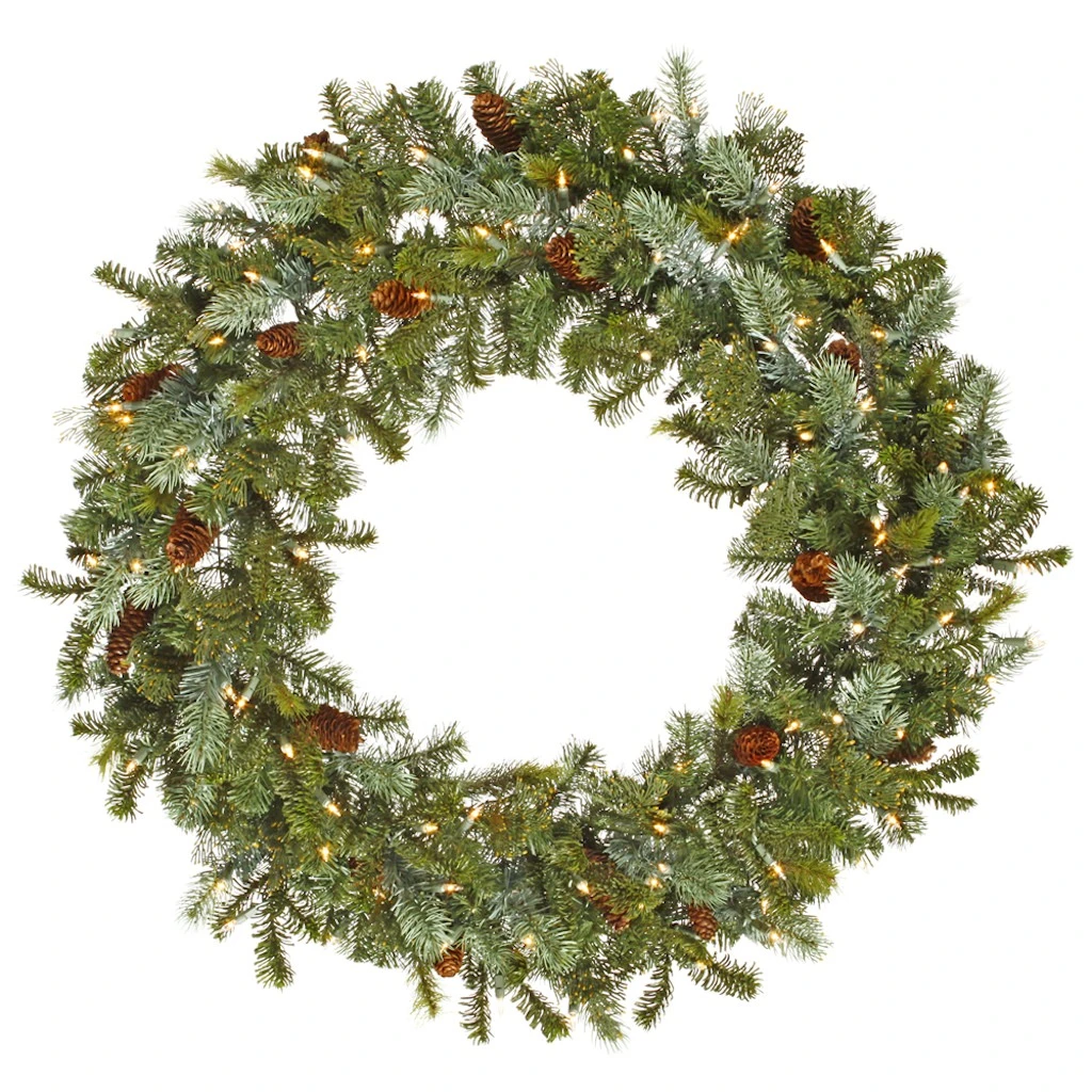 Vickerman Pre-Lit Artificial Christmas Wreath (23385)