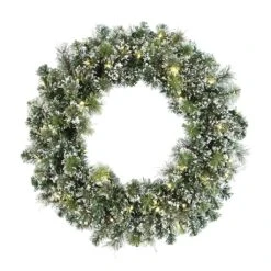Vickerman Pre-Lit Artificial Christmas Wreath (27380)