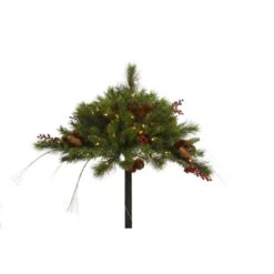 Vickerman Pre-Lit Artificial Christmas Urn Filler (27484)