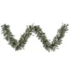 Vickerman Pre-Lit Artificial Christmas Garland With Frosted Pine Cones And Red Berries (27676)