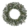 Vickerman Pre-Lit Artificial Christmas Wreath With Frosted Cones (27716)