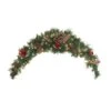 Vickerman Pre-Lit Artificial Christmas Swag With Berries And Pine Cones (277843)