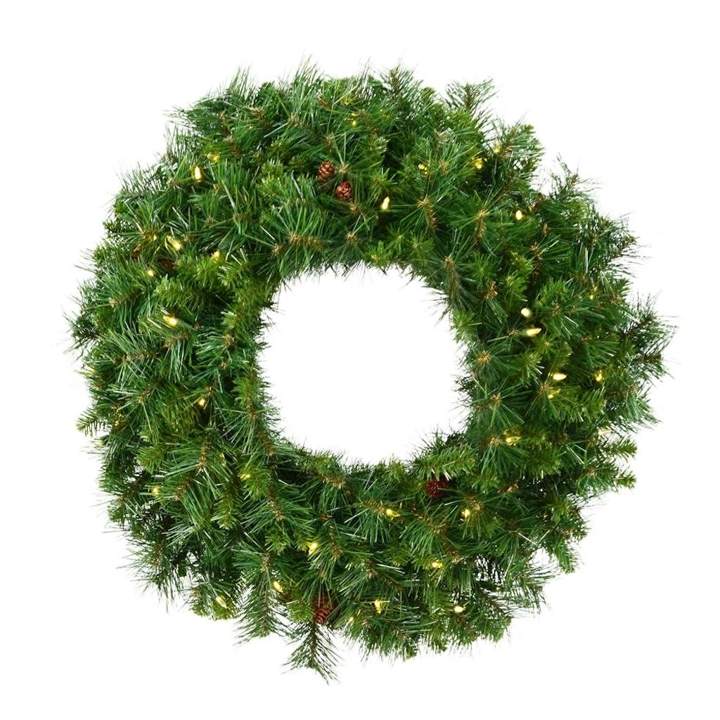Vickerman Pre-Lit Artificial Christmas Wreath (306734)