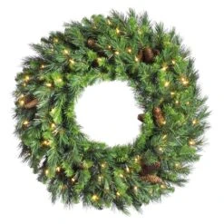 Vickerman Pre-Lit Artificial Christmas Wreath (306772)