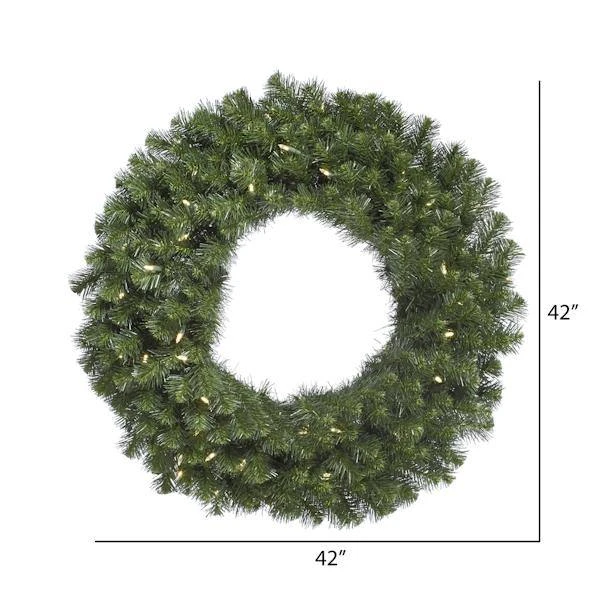 Vickerman Pre-Lit Artificial Christmas Wreath (31047) - Image 3