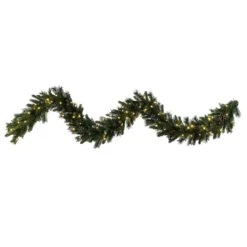 Vickerman Pre-Lit Artificial Christmas Garland With Berries And Pine Cones (31214)