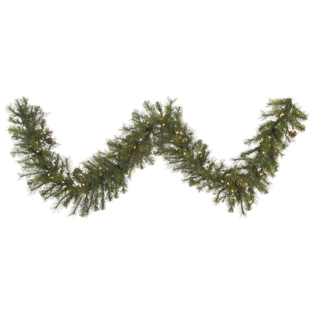 Vickerman Unlit Artificial Christmas Garland With Pine Cones (321928)