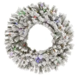 Vickerman Pre-Lit Artificial Christmas Wreath (32358)