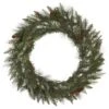 Vickerman Artificial Unlit Christmas Wreath With Berries And Pine Cones (32458)