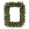 Vickerman Pre-Lit Artificial Christmas Wreath With Berries And Pine Cones (32465)