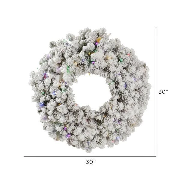 Vickerman Pre-Lit Artificial Christmas Wreath (32874) - Image 3