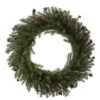 Vickerman Artificial Unlit Christmas Wreath With Berries And Pine Cones (335260)