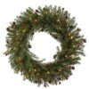 Vickerman Pre-Lit Christmas Wreath With Berries And Pine Cones (335291)