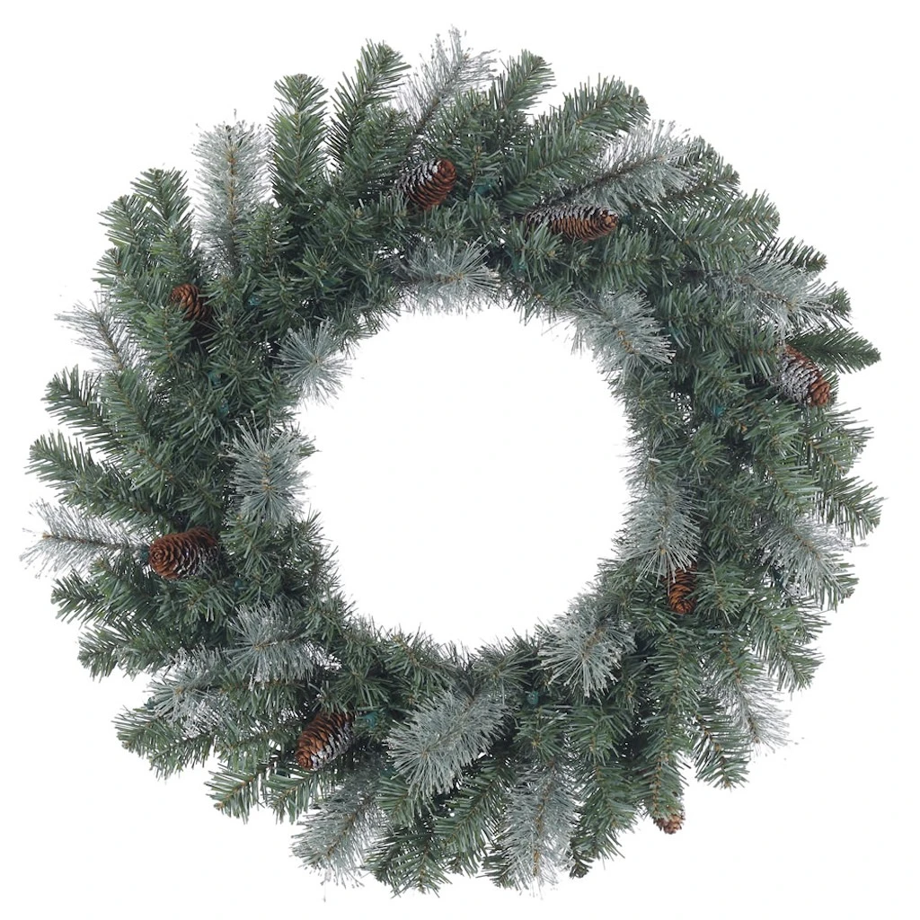 Vickerman Unlit Artificial Christmas Wreath (370193)