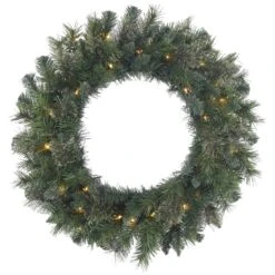 Vickerman Pre-Lit Artificial Christmas Wreath (370896)