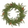 Vickerman Artificial Unlit Christmas Wreath With Pine Cones (371633)