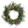 Vickerman Artificial Unlit Christmas Wreath With Pine Cones (372203)