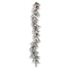 Vickerman Unlit Artificial Christmas Garland With Pine Cones (372326)
