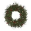 Vickerman Pre-Lit Artificial Christmas Wreath With Pine Cones (373248)