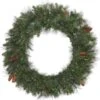 Vickerman Unlit Artificial Christmas Wreath With Pine Cones (373729)