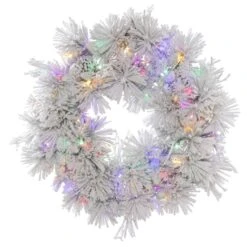 Vickerman Pre-Lit Artificial Christmas Wreath With Pine Cones (383933)