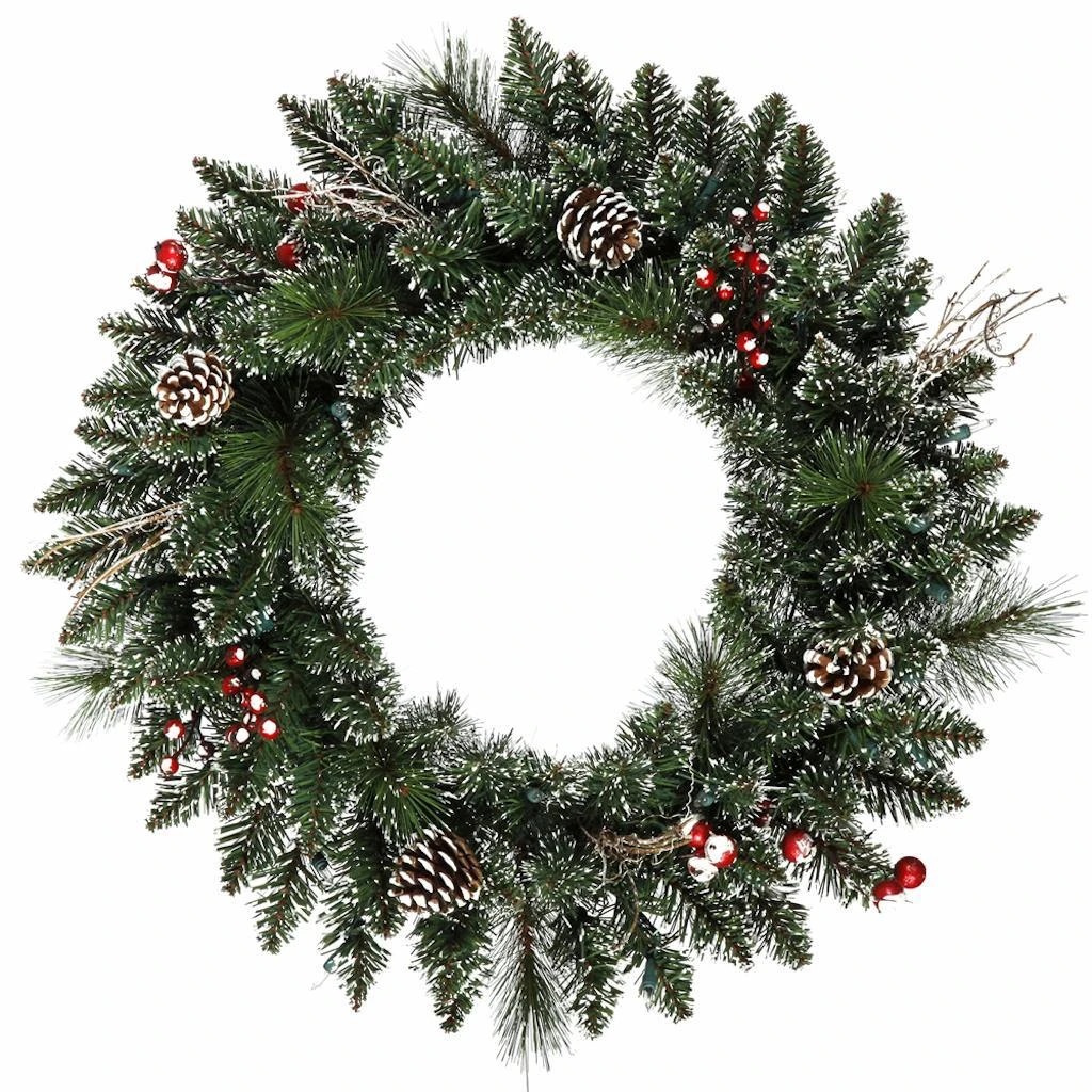 Vickerman Artificial Unlit Christmas Wreath (421086)