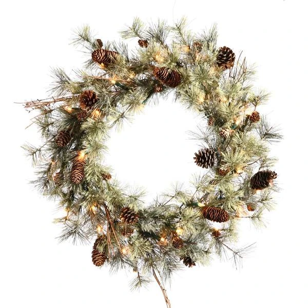 Vickerman Prelit Artificial Christmas Wreath (425787) - Image 2